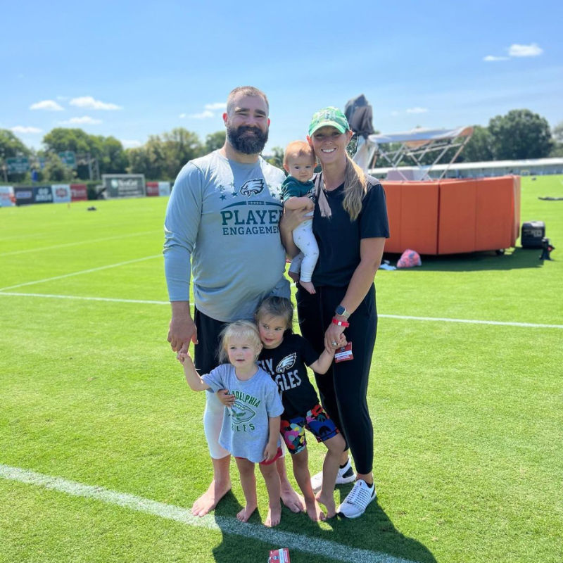 Jason Kelce family