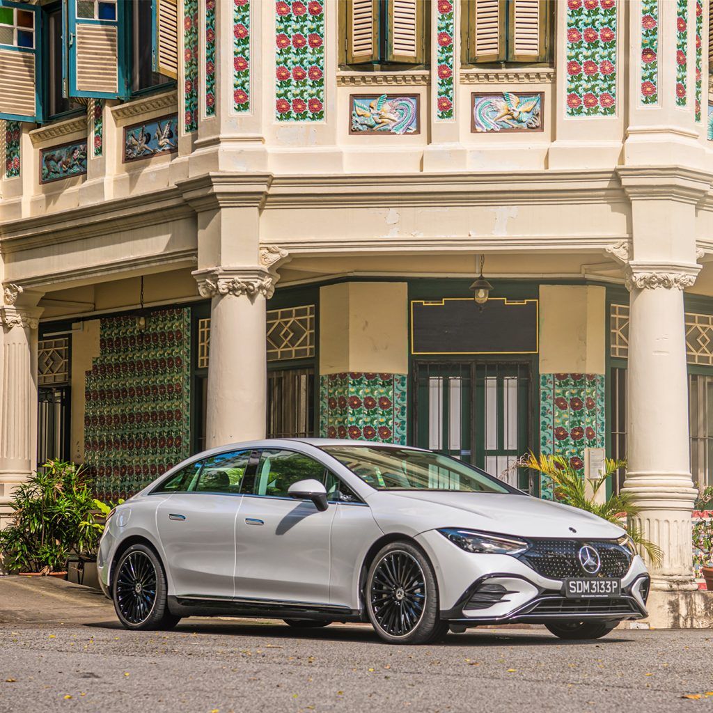 Mercedes-Benz redefines the idea of luxury electric vehicles in Singapore with the EQE range