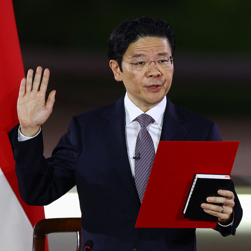 Key moments from Singapore Prime Minister Lawrence Wong’s swearing-in ceremony