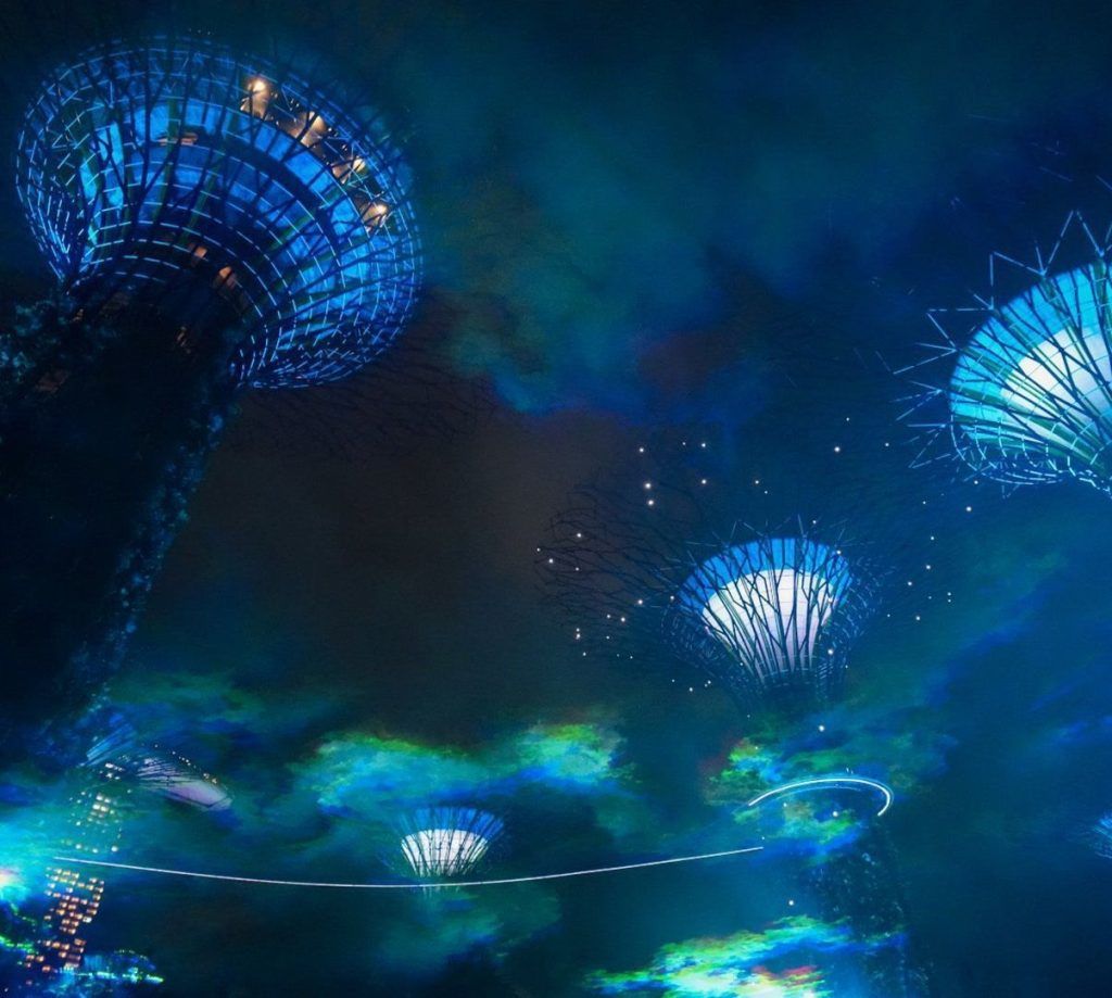 Singapore gets its own Northern Lights: Witness borealis at Gardens by the Bay
