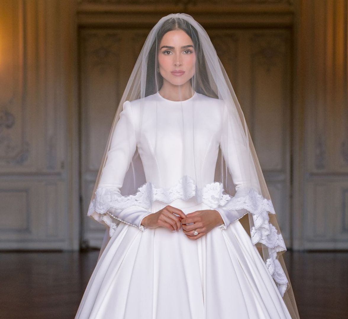 Olivia Culpo's wedding dress: bridal elegance amid controversy ...