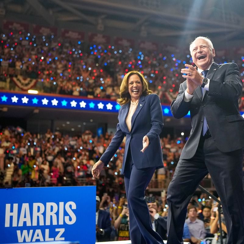 US elections: Kamala Harris and Tim Walz make first joint appearance, vowing “fight for future”
