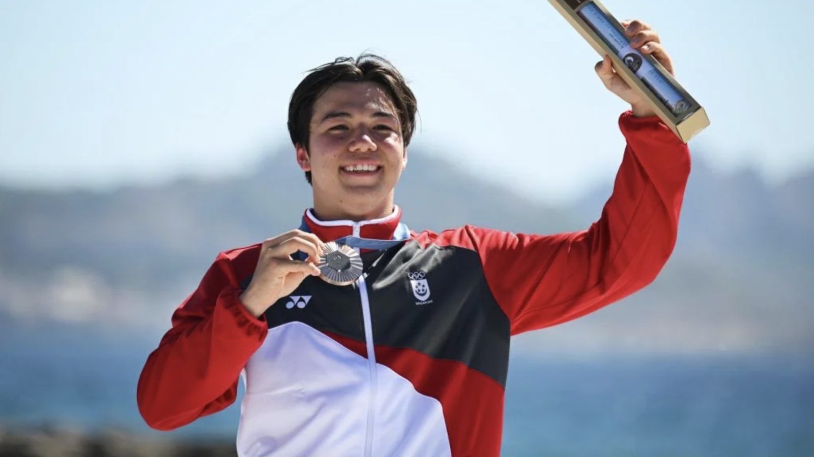 Singaporean kitefoiler Max Maeder bags Olympic bronze medal on National Day