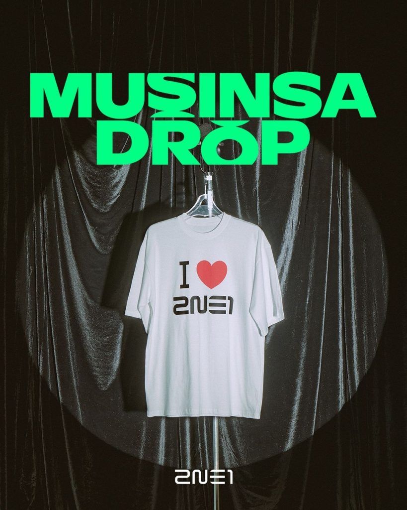 2NE1 and MUSINSA collaborate on exclusive concert merchandise