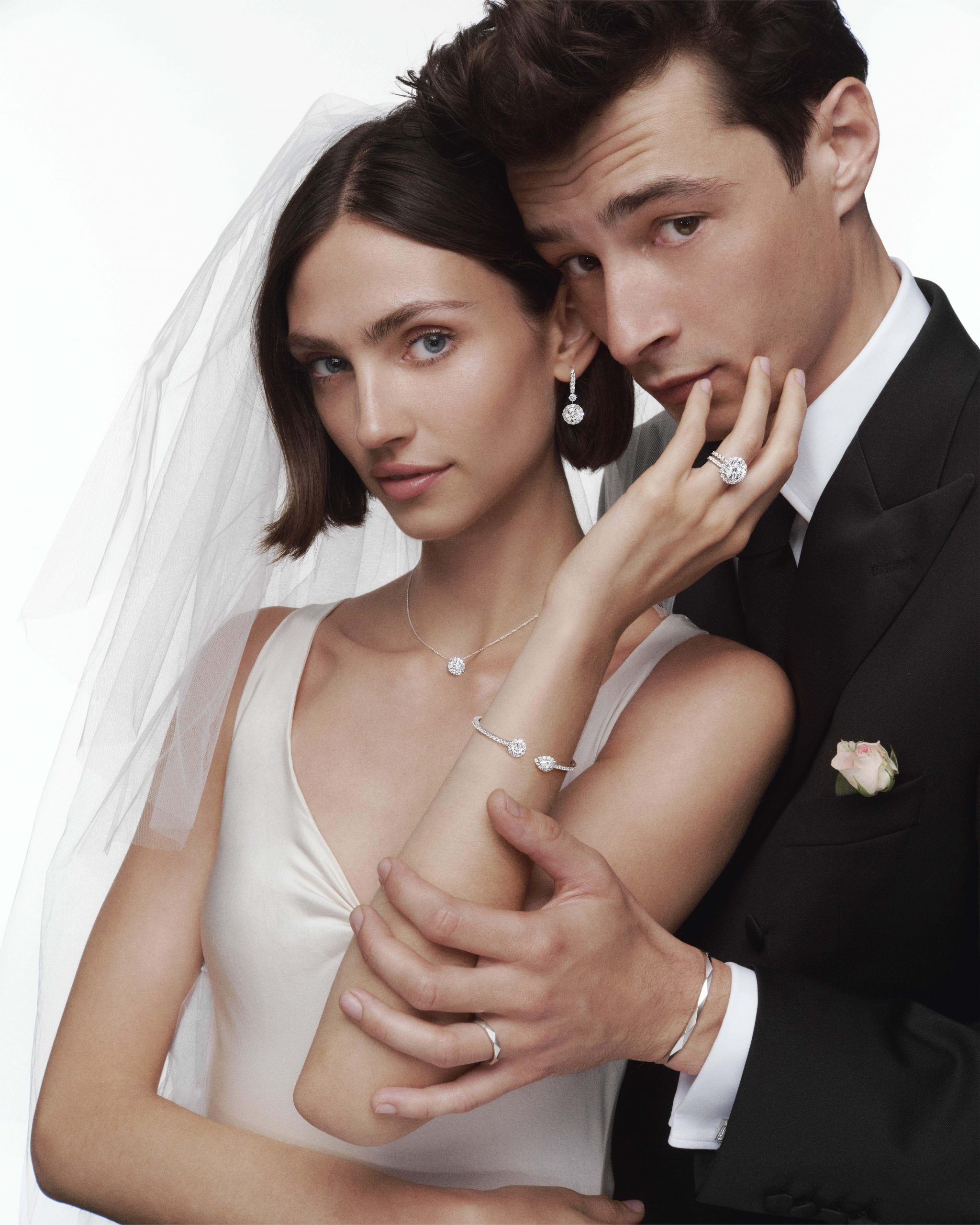 Graff Model Step Into A Parisian Love Story With Graff's Bridal Campaign