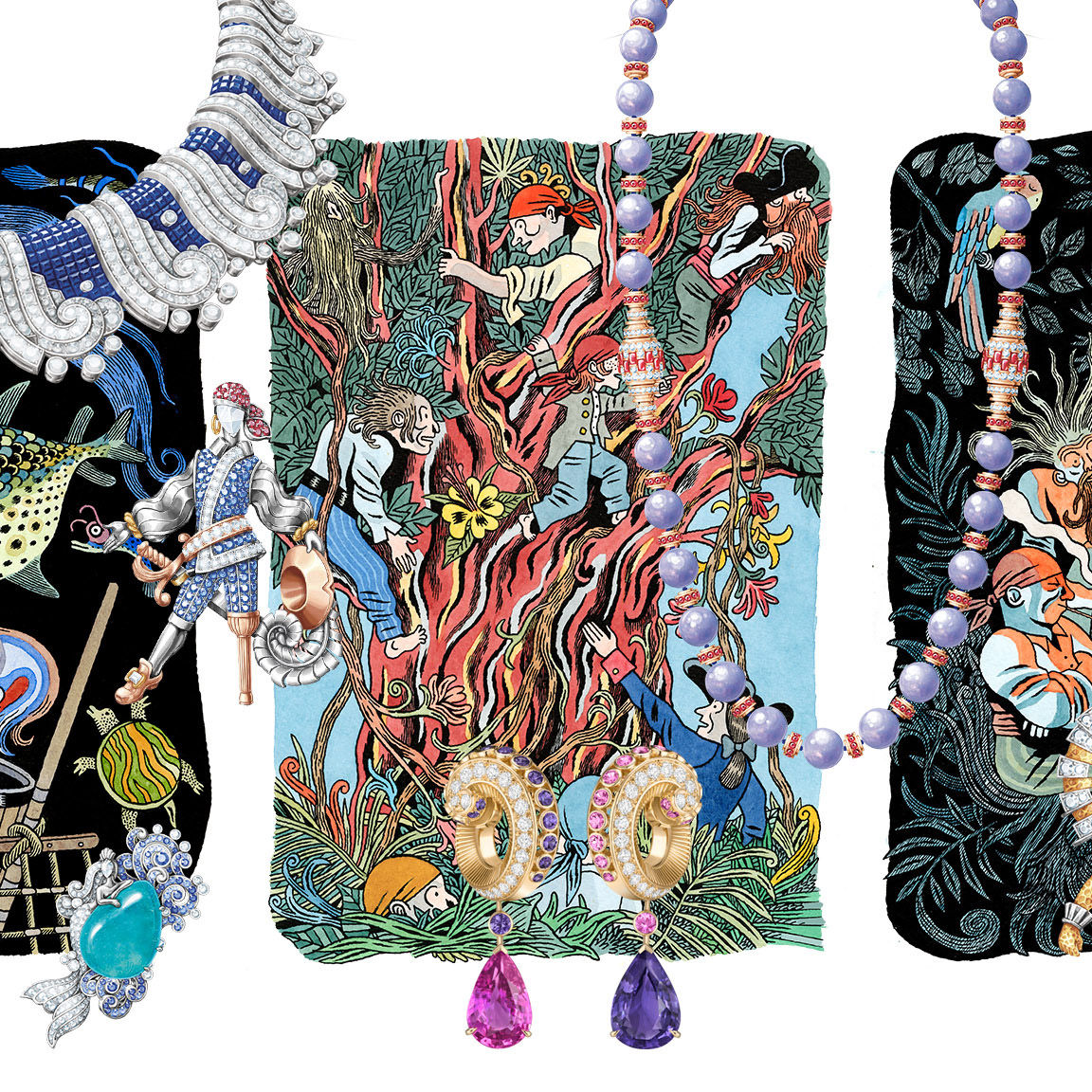 Van Cleef & Arpels Presents Collection Inspired By Treasure Island