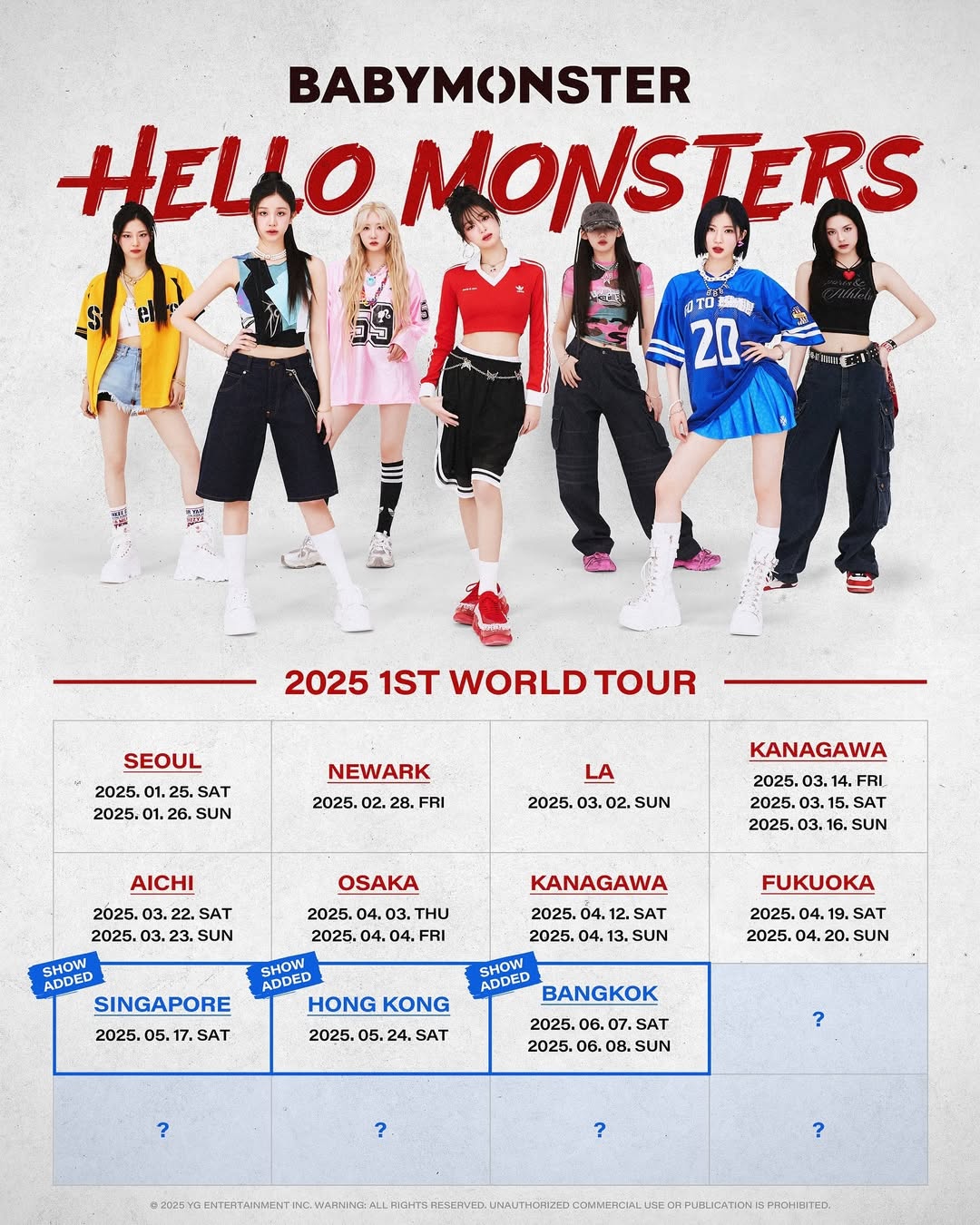 babymonster singapore concert 2025