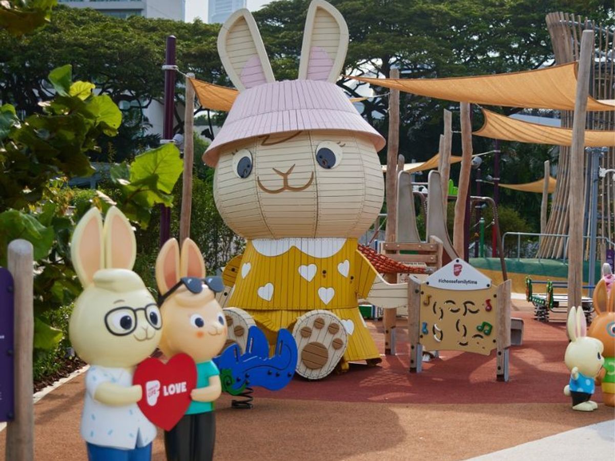 Check out the all-new outdoor playground at Gardens by the Bay