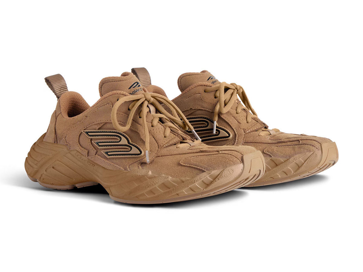 The Balenciaga Monday shoe now comes in Suede
