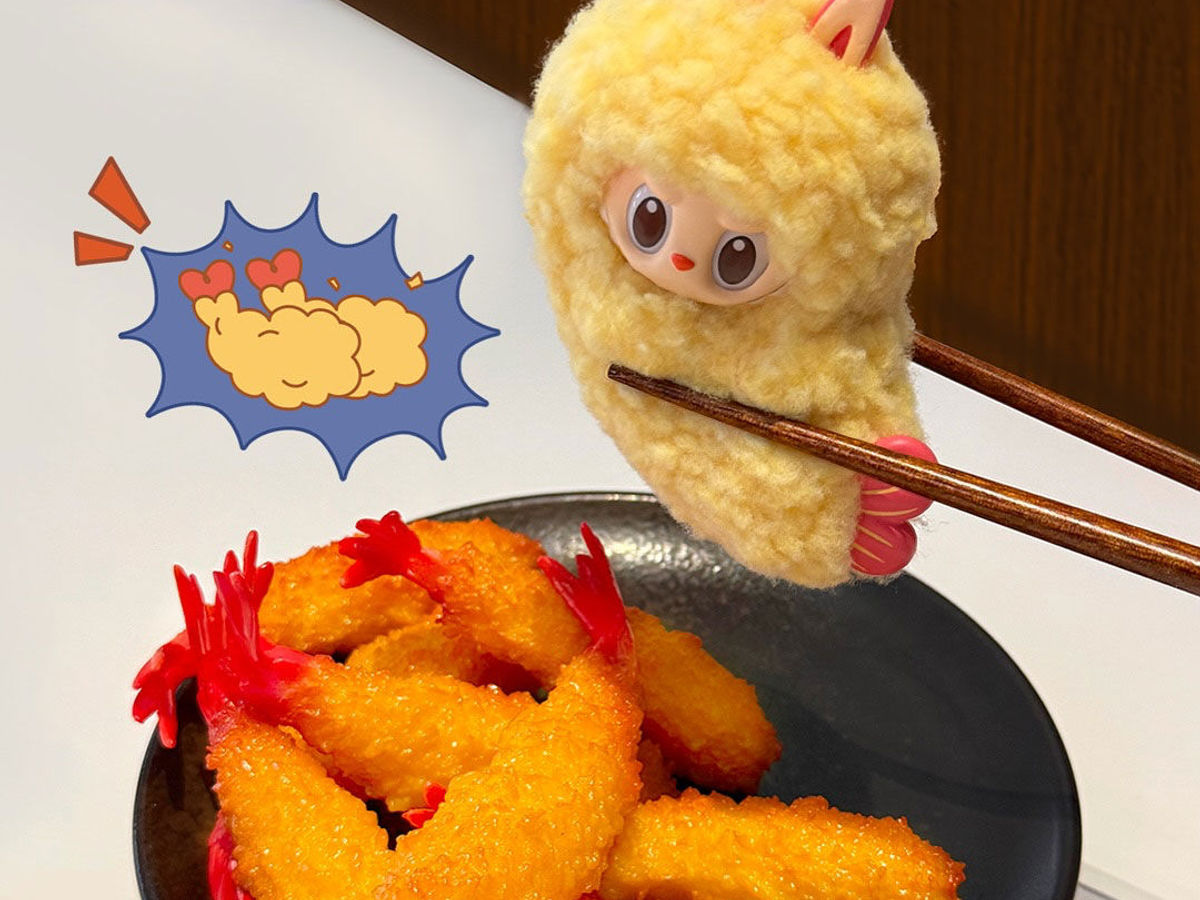 LABUBU Wacky Mart Shrimp Yakitori ラブブ POP MART unveils the new new Labubu 