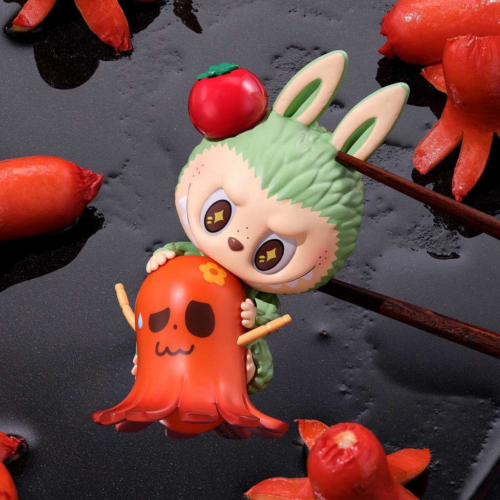 FriedShrimp wacky mart labubu ラブブPOPMART Pop Mart Labubu The Monsters Wacky Mart Series Fried Shrimp