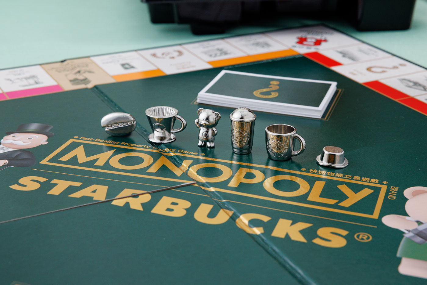 Details of the first-ever Starbucks x MONOPOLY set