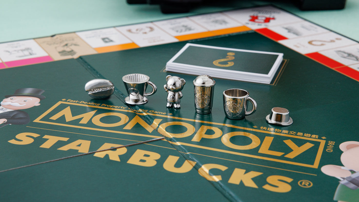 Details of the first-ever Starbucks x MONOPOLY set