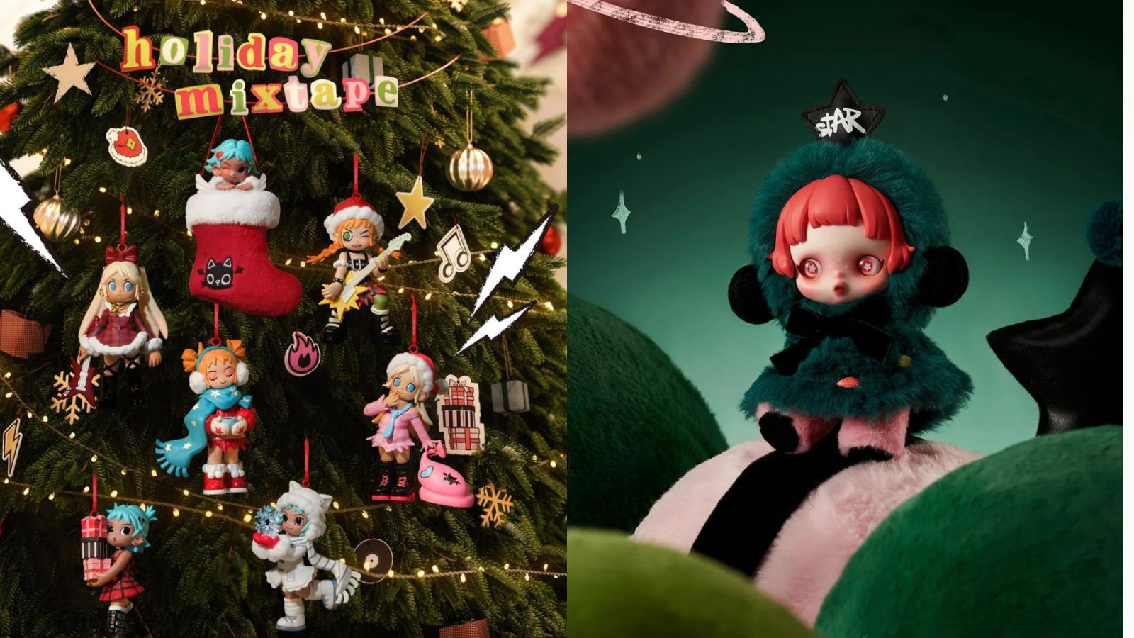 Pop Mart collectibles that are 2025's trending Christmas ornaments