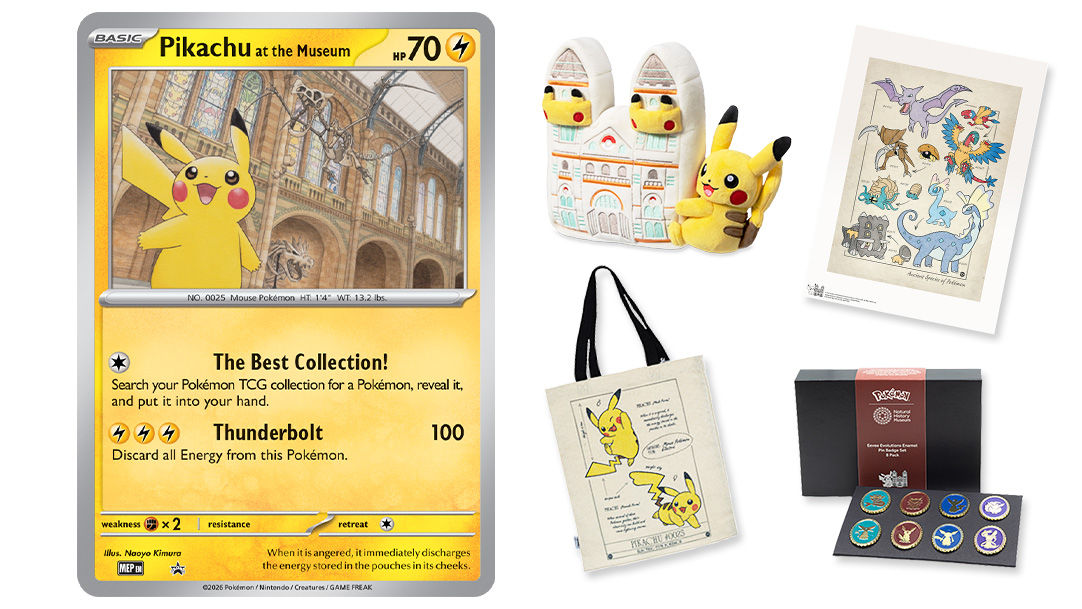 The Natural History Museum Pikachu Promo has dropped