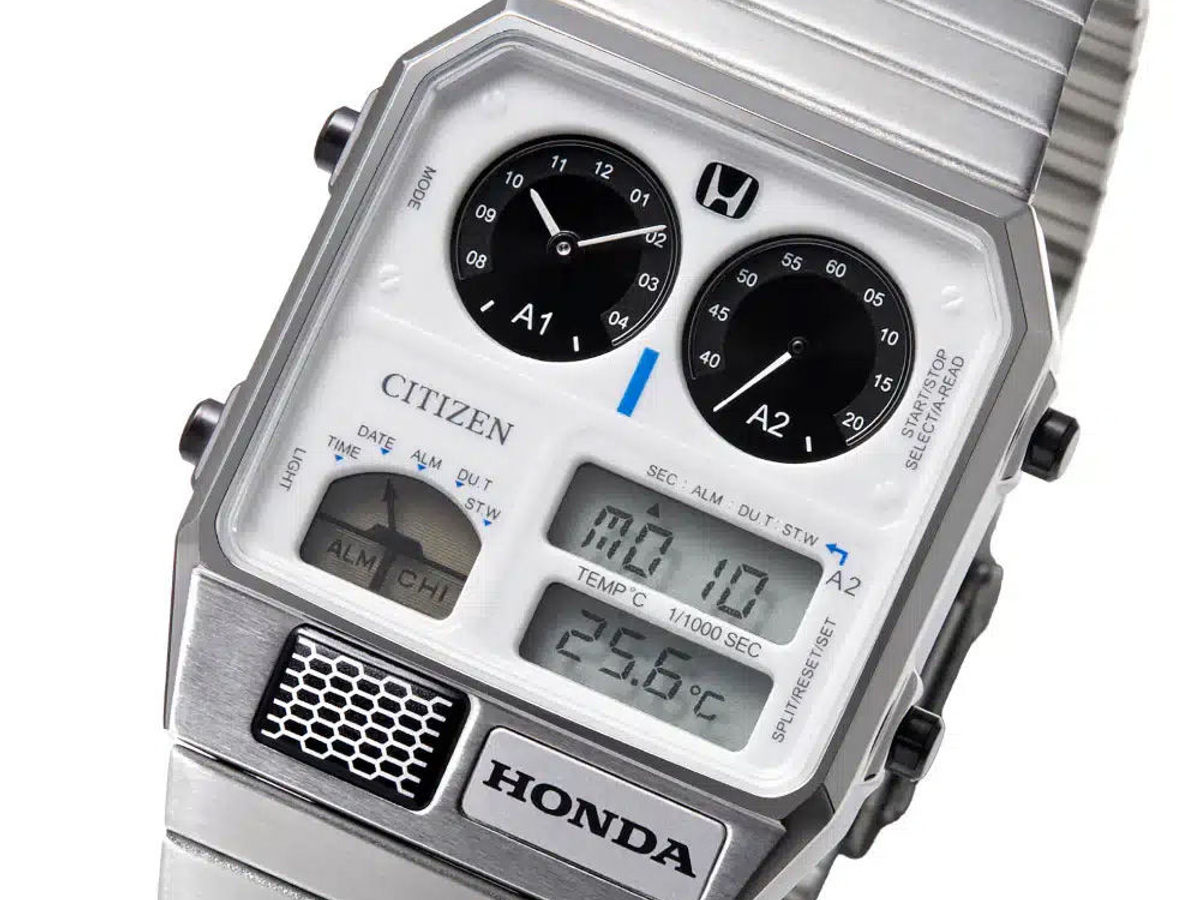 Honda × CITIZEN ANA-DIGI TEMP ウォッチ citizen-ana-digi-temp-honda-