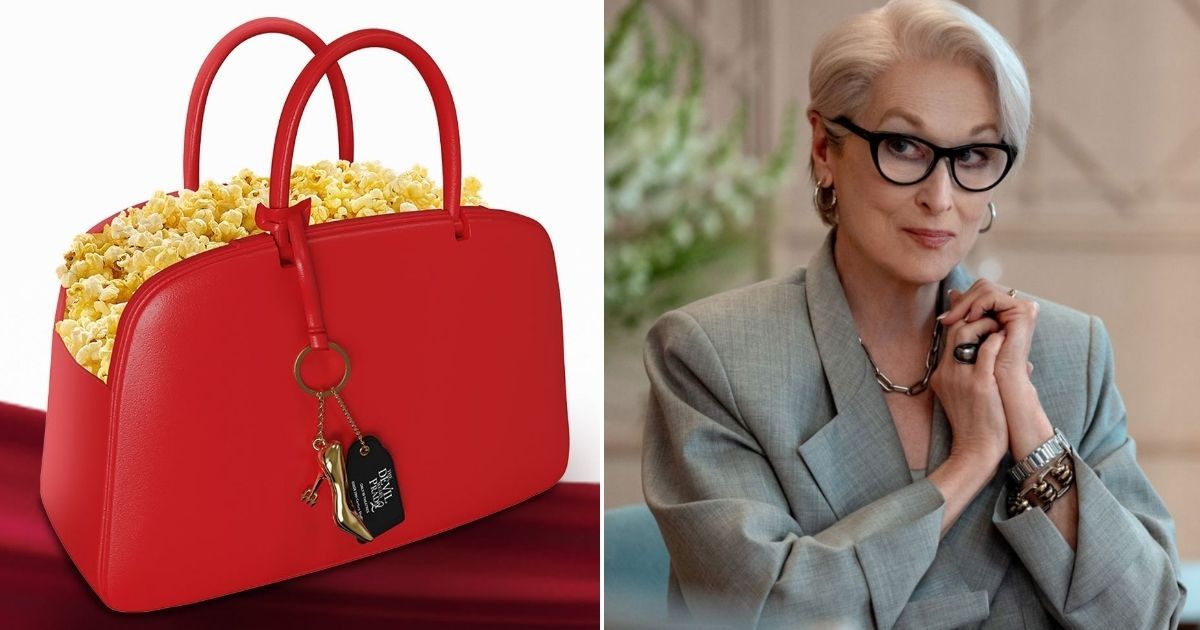 The Devil Wears Prada 2 handbag popcorn bucket is genius