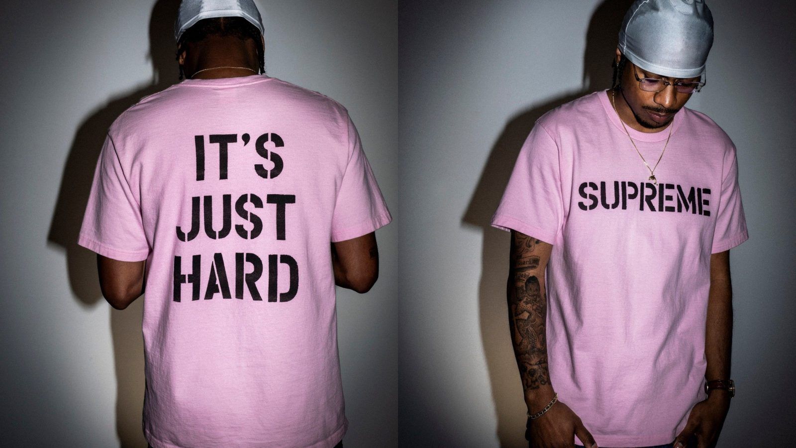 26ss Supreme Hard Tee tシャツ L pink Supreme Hard Tee 