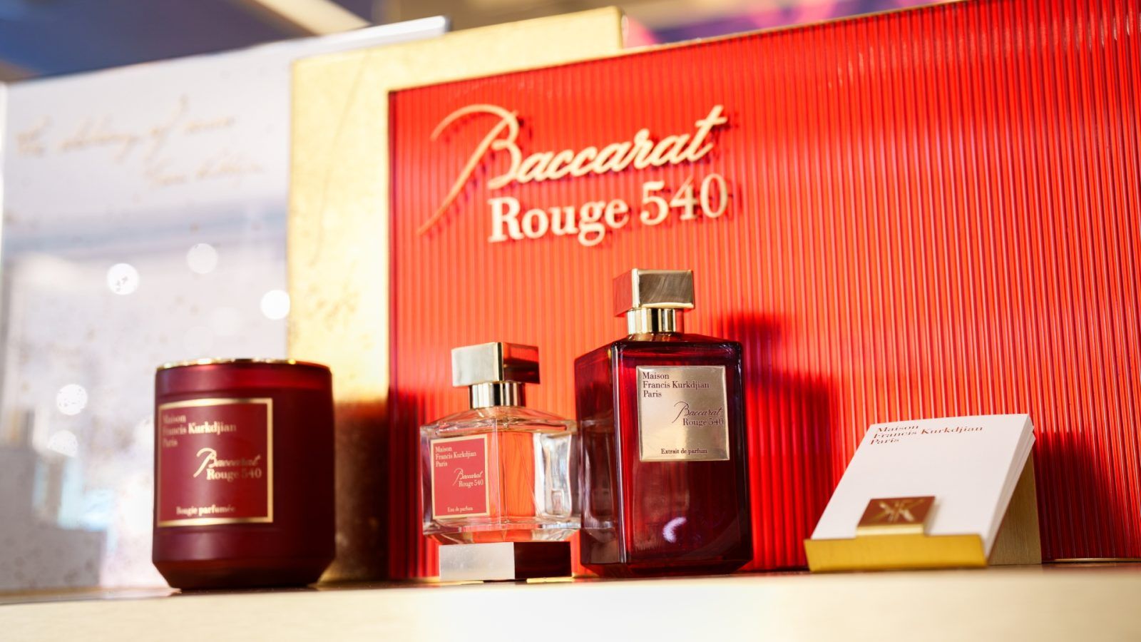 Inside Maison Francis Kurkdjian's Baccarat Rouge 540 pop-up in Singapore