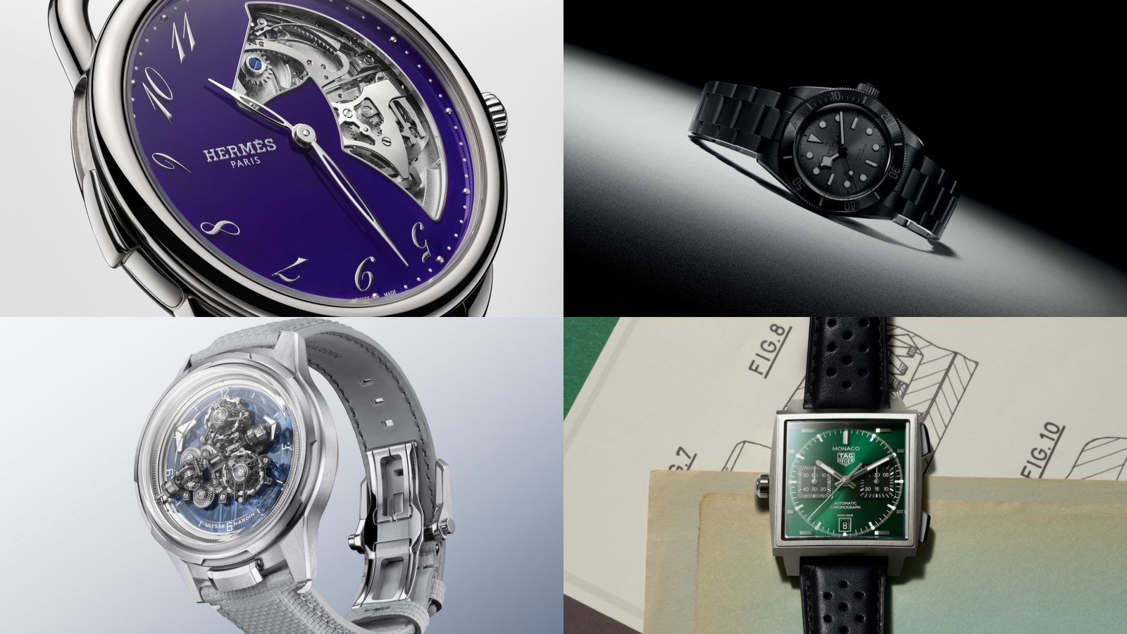 Ulysse Nardin, Hermès, Tag Heuer and Tudor: Highlights from