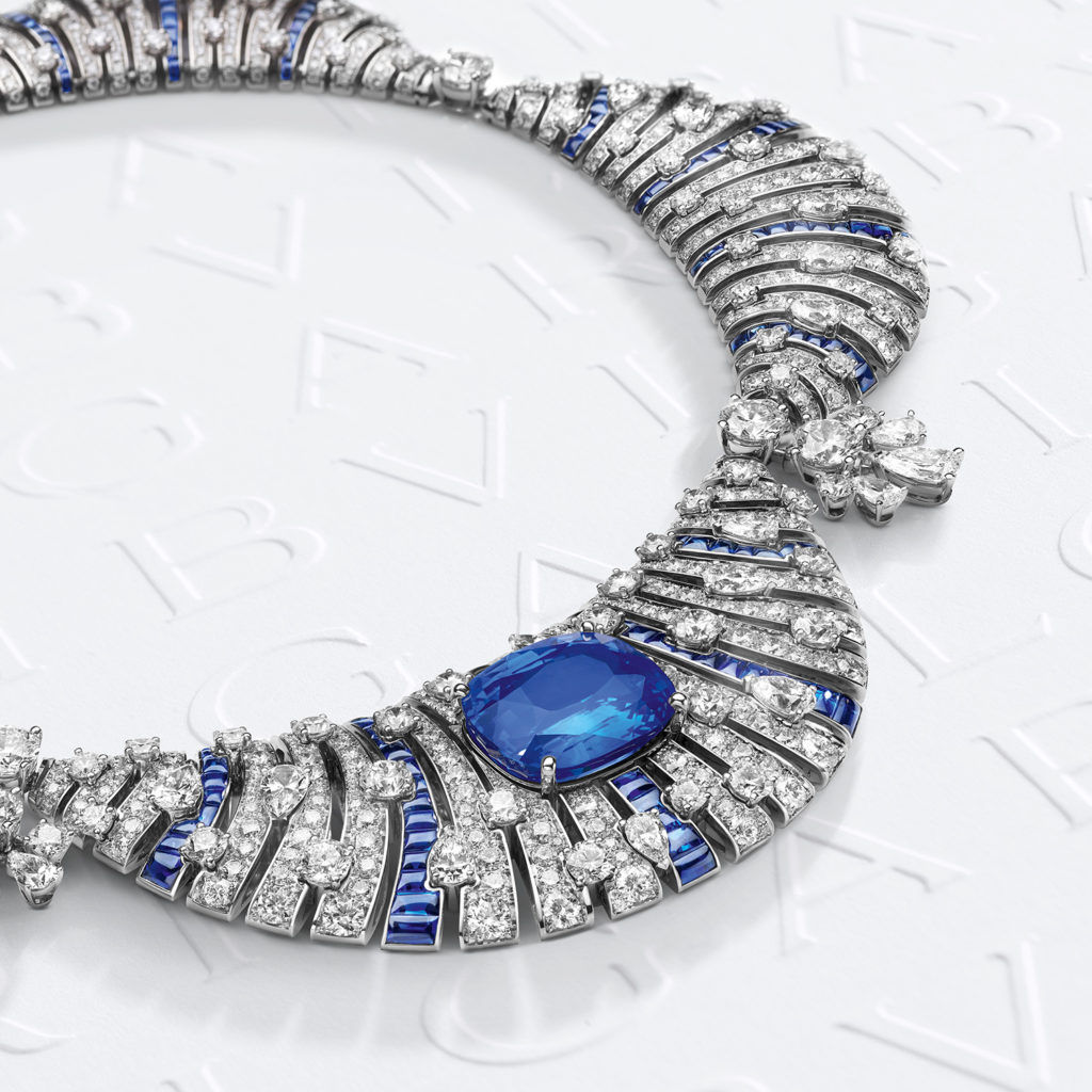 MAGNIFICA系列SAPPHIRE-PETAL頂級藍寶石與鑽石項鍊