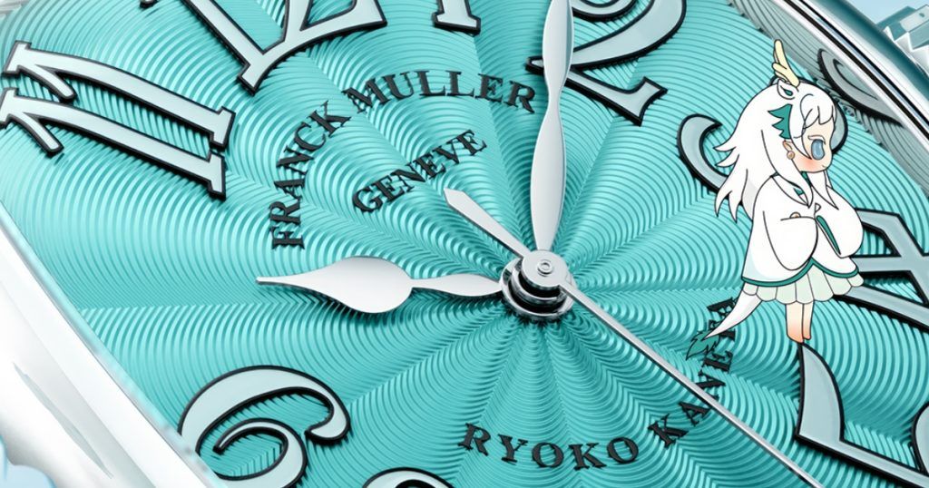 FRANCK MULLER X金田涼子超限量聯名!潮流藝術家繪製「龍女孩」成優雅Cintrée Curvex腕錶主題