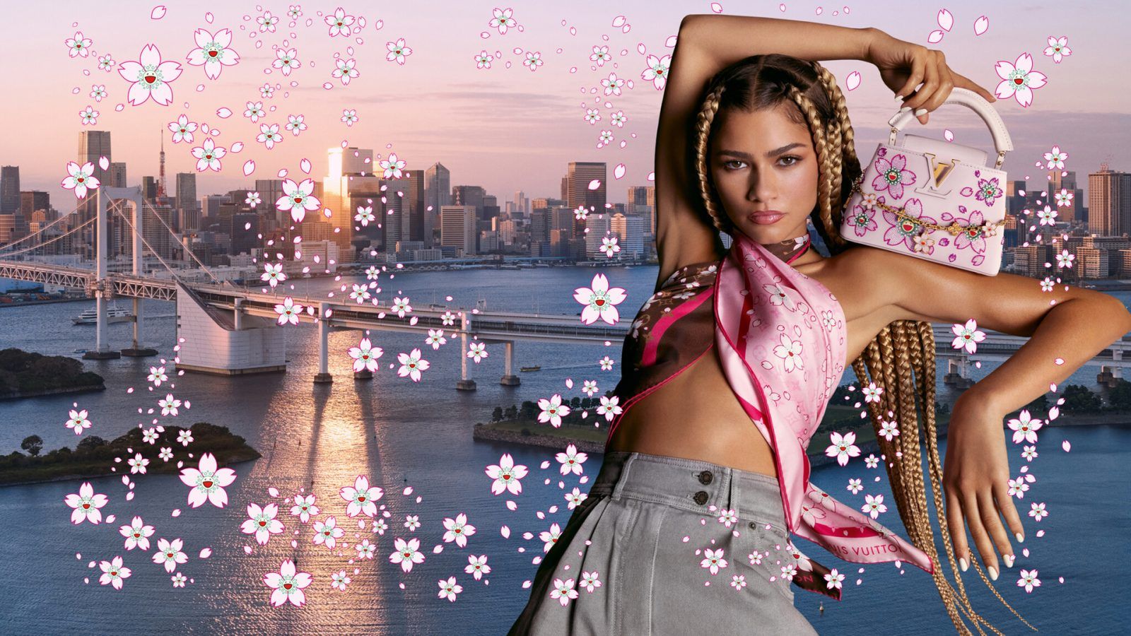 コラボ◆2色【LOUIS VUITTON x 村上隆】Monogram Cerise Bandeau Louis Vuitton x 村上隆聯名系列第二章推出!超過40 款單品融入