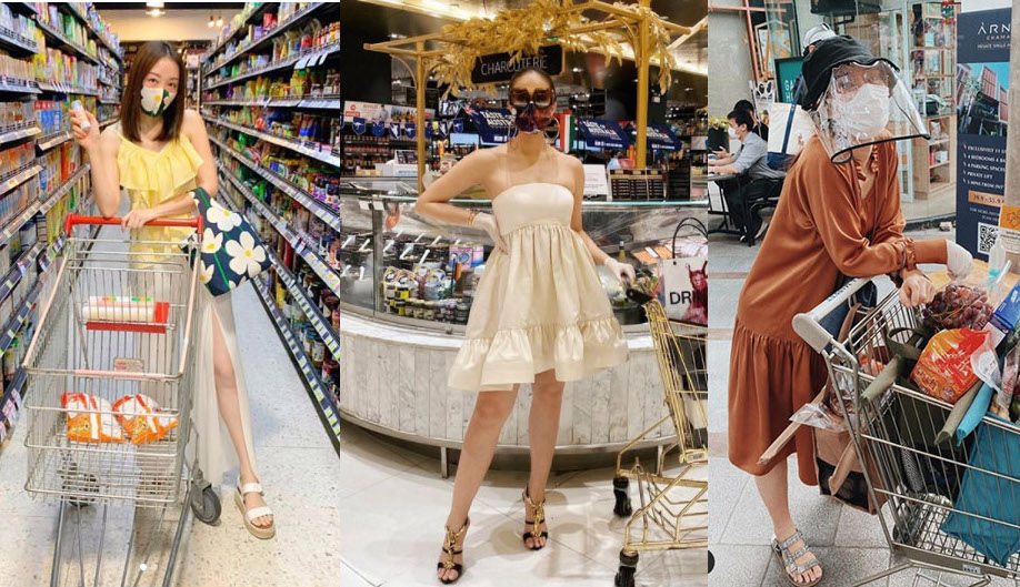 Lockdown Looks: What the Thai society crowd wears for grocery shopping