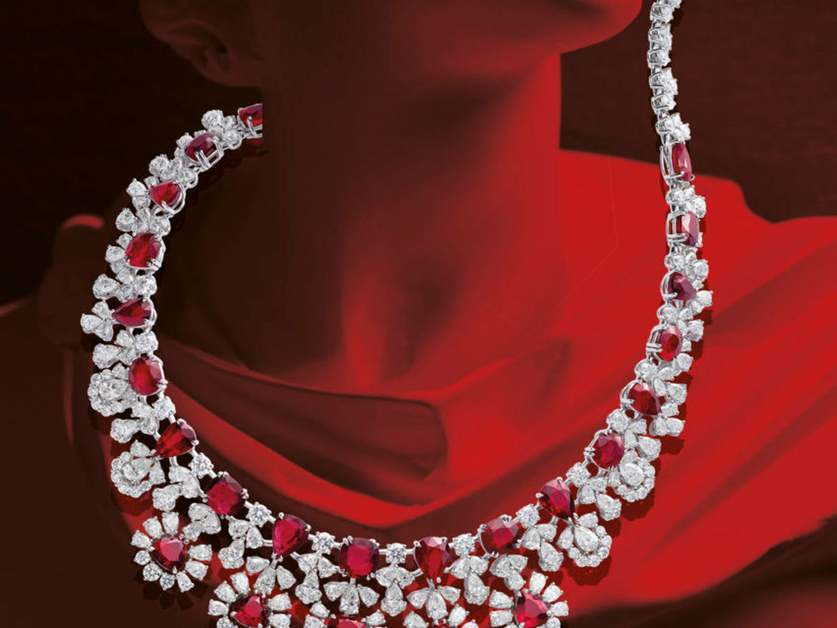 RUBY AND DIAMOND NECKLACE, GRAFF, Fine Jewels, 2020