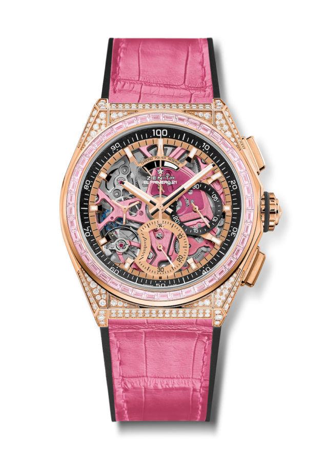Zenith Supports Breast Cancer Awareness with the Ultra-Feminine Defy 21 Pink Edition
