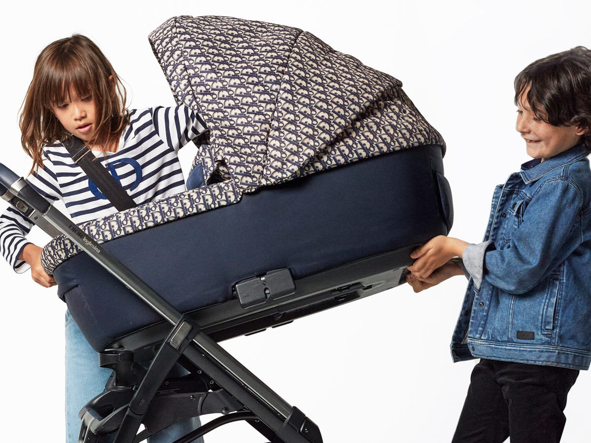 Inglesina x Dior Oblique Print Baby Stroller