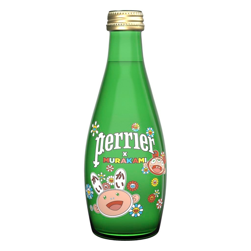 You Can Now Get Takashi Murakami Prints On Your Fizzy Perrier Water