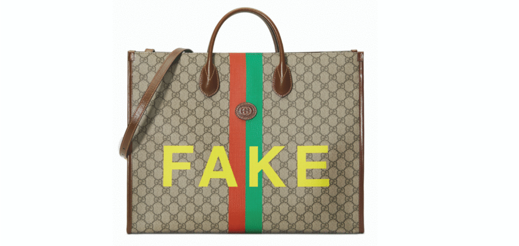 Gucci Makes an Ironic Statement With the Fake Not Motif