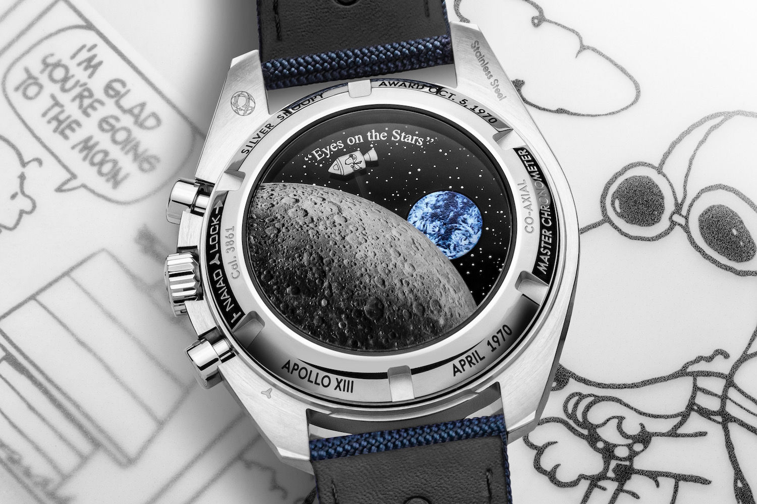 The OMEGA Speedmaster 'Silver Snoopy Award' 50th Anniversary Watch