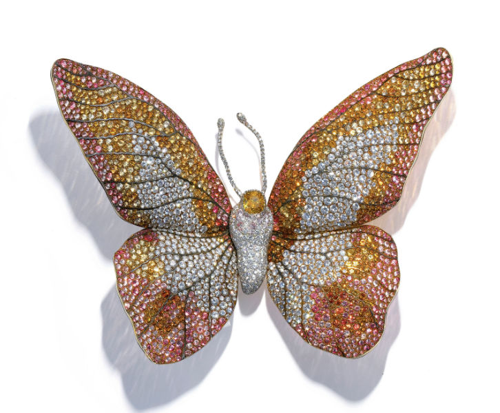 JAR butterfly brooch