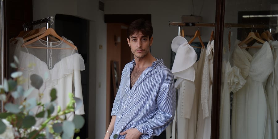 Rising Spanish Designer Nicola Montenegro Takes Haute Couture to Village Home