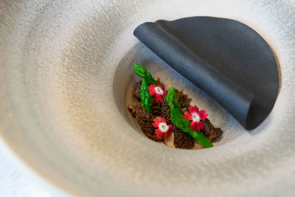 Stage Onion Soup with Morille Custard