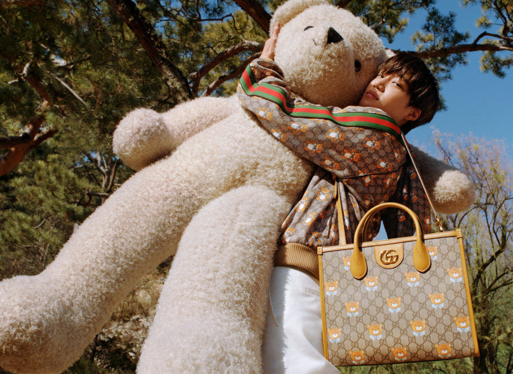 Gucci Presents its 'Kai x Gucci' Collection Featuring a Teddy Bear Motif