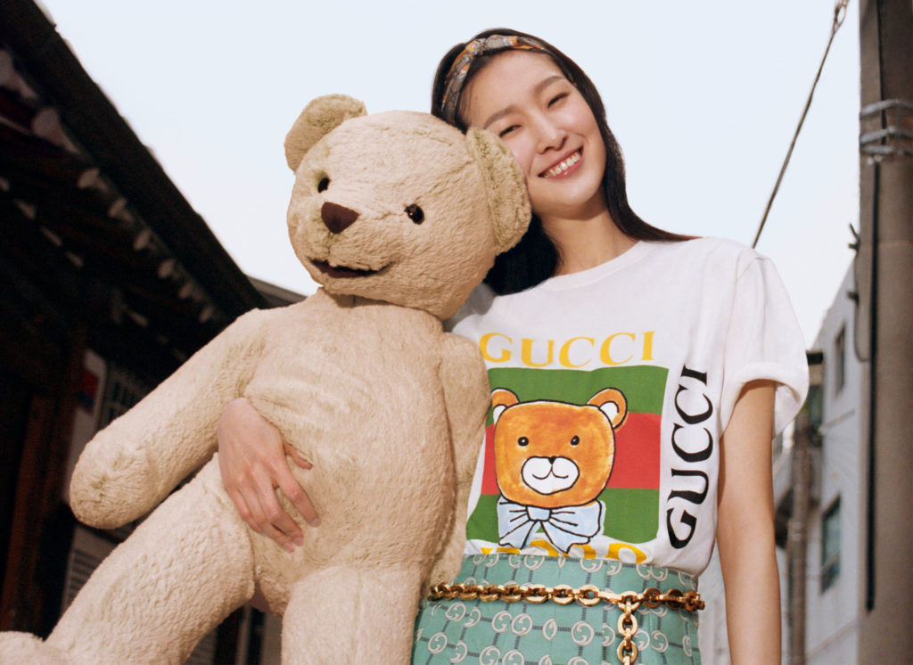Brown Gucci Exo Kai Teddy Bear GG Supreme Tote Bag – Designer Revival