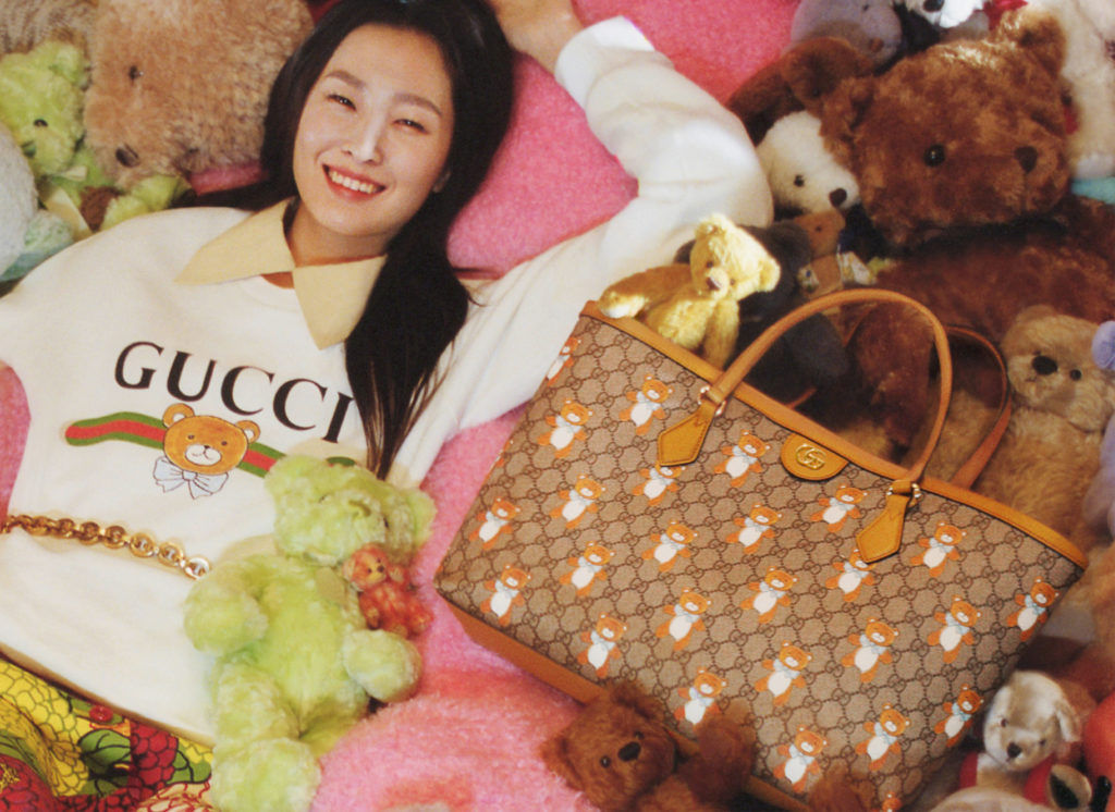 Gucci Presents its 'Kai x Gucci' Collection Featuring a Teddy Bear 