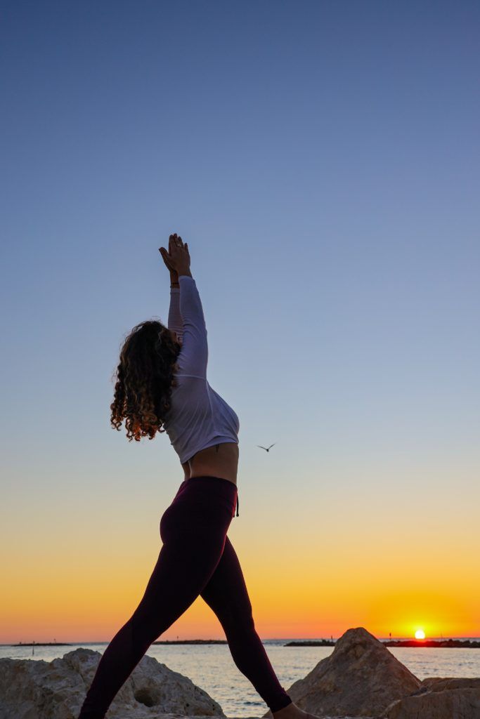 yoga pose warrior