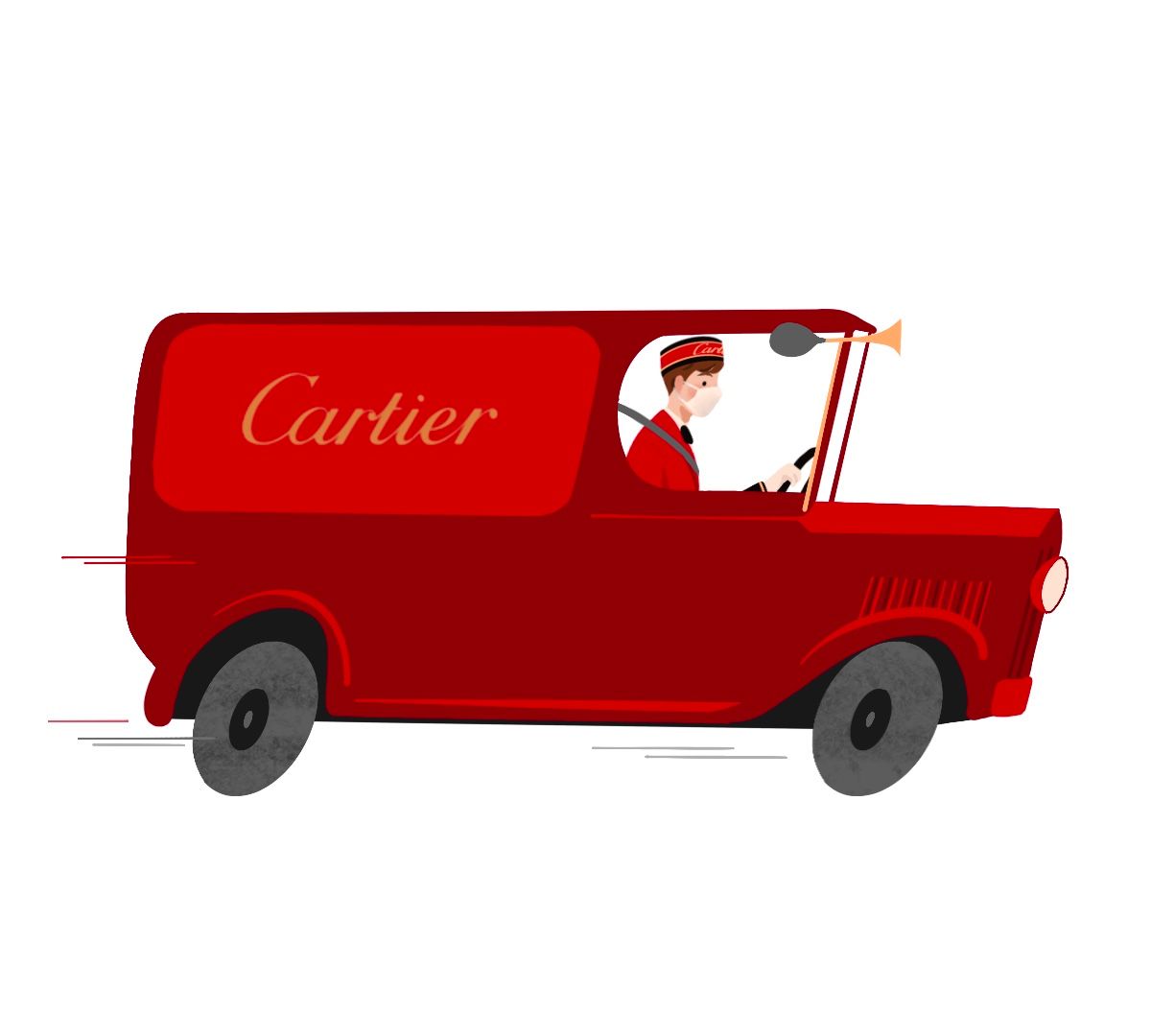 Cartier Distance Sales Service offers boutique level delivery to