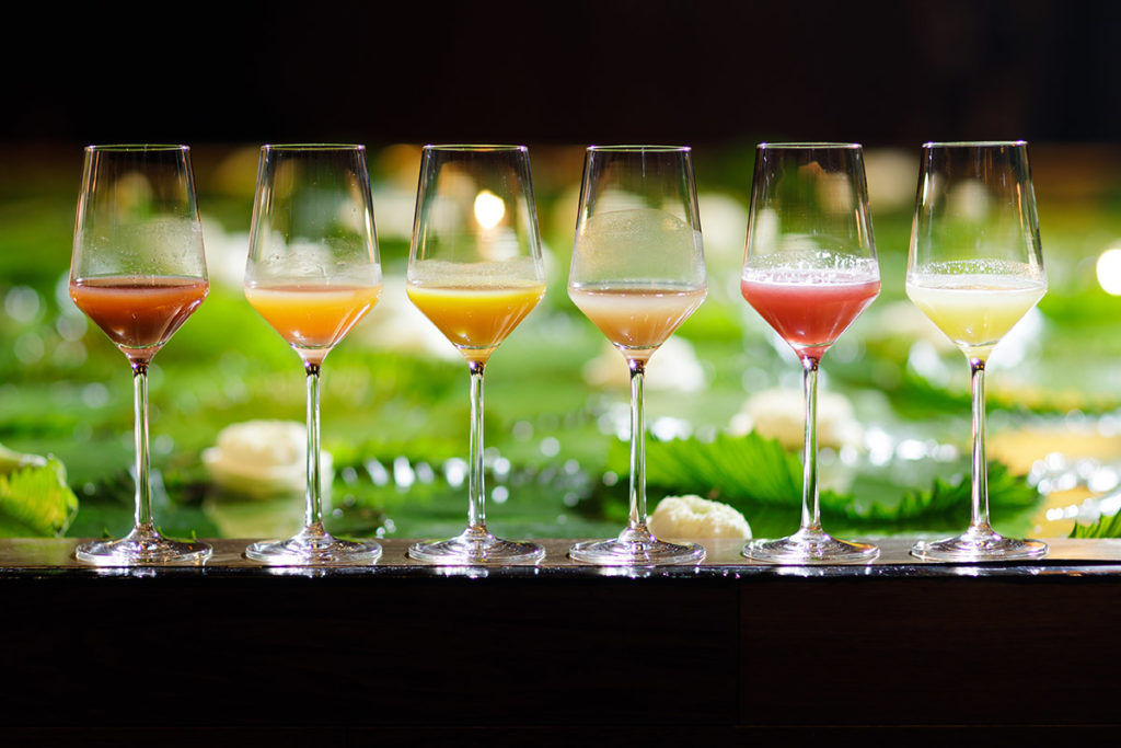 Gems Juice Pairings at Sra Bua
