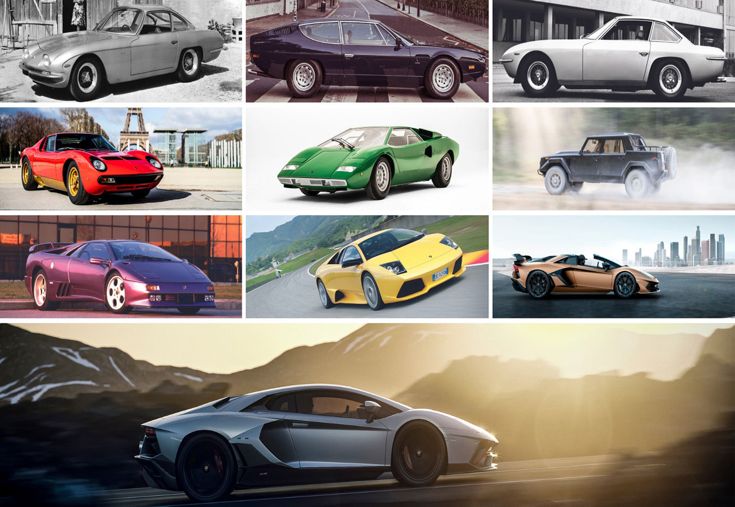 Lamborghini Model Timeline Best Lamborghinis The All Time Great