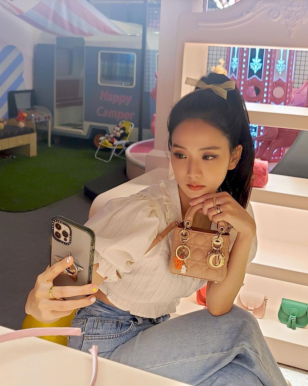 The Miss Dior Bag From The Cruise 24 Collection — As Seen On Jisoo And  Other Celebrities