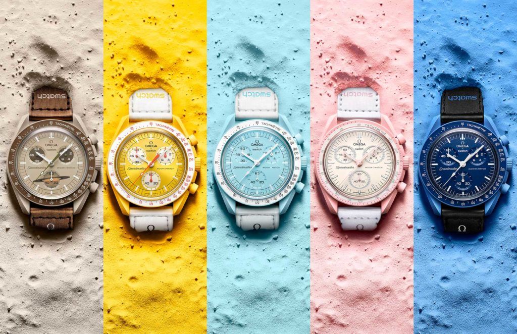 OMEGA×swatch MOONSWATCH/イエロー Omega MoonSwatch X Swatch Straps - Saffiano Yellow – Liger