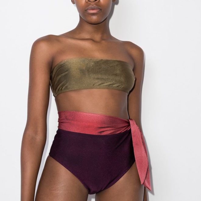 Zimmermann Rosa Scarf-Tie Bikini Set