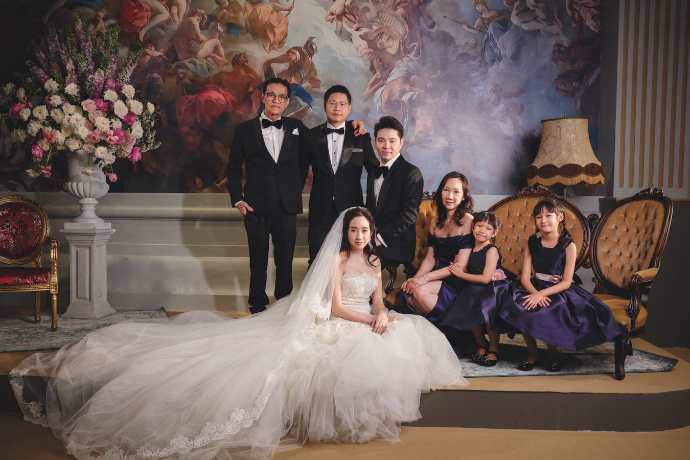 Louise Taechaubol & Pasu Wachirapong Tie the Knot with an Utterly Beautiful Wedding Reception