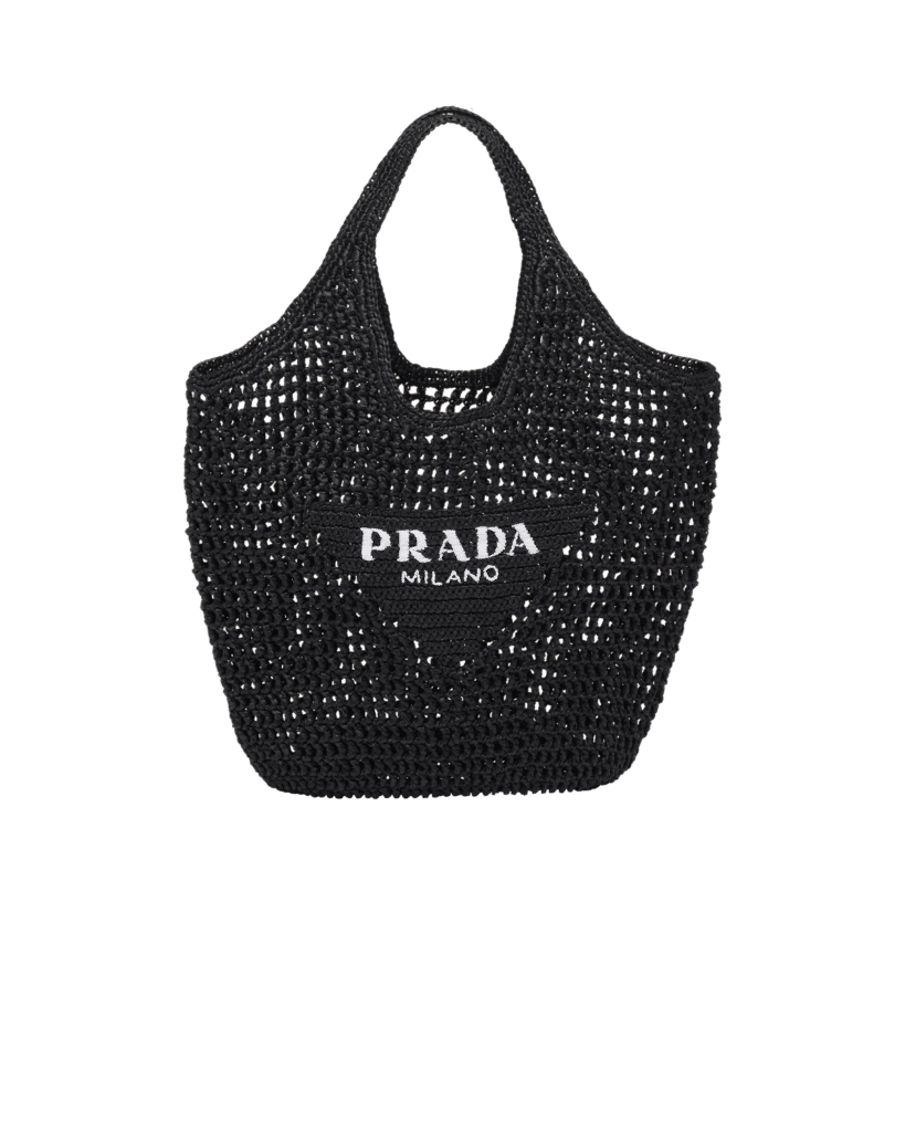 Moon Small leather shoulder bag in black - Prada | Mytheresa