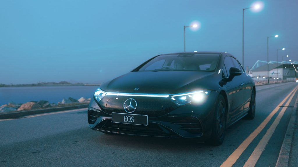 The All-Electric Mercedes-EQS 450+ Takes You on a Drive into the Future